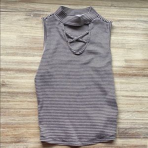Striped crop top